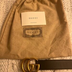 Gucci Belt with duster bag